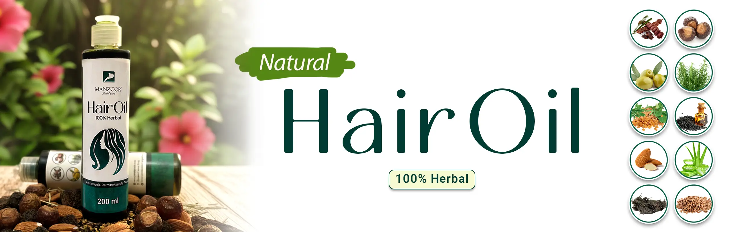 Hair Oil banner desktop